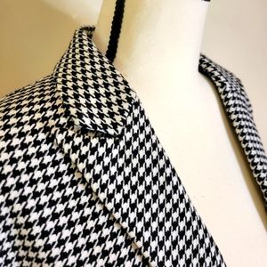A New Day B/W Houndstooth Coat